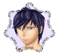 Sad Blake from the free English otome game, 2 Minutes for Roughing.